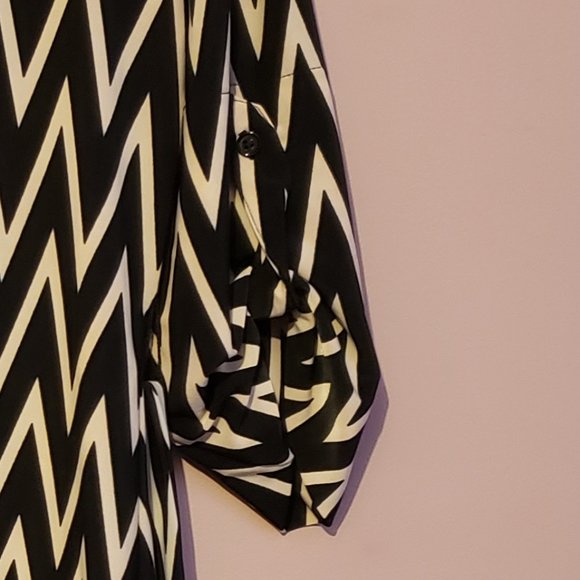 Tristan Size Medium Women's Zig Zag Dress - Gentlyf Used - Picture 6 of 8